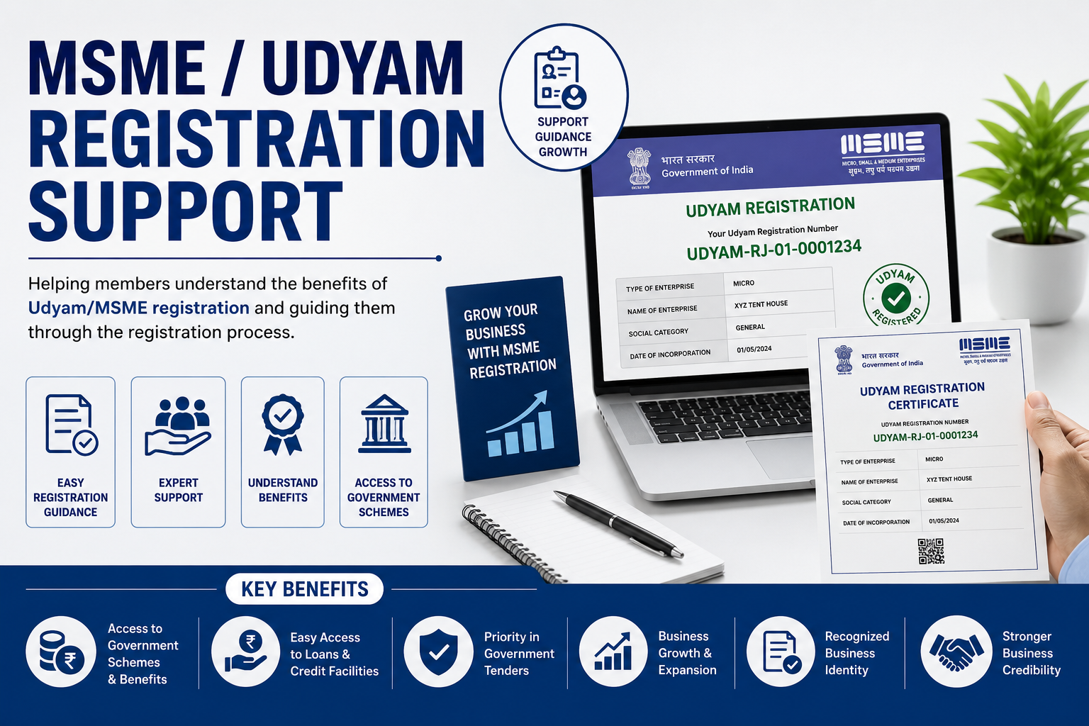 MSME / Udyam Registration Support